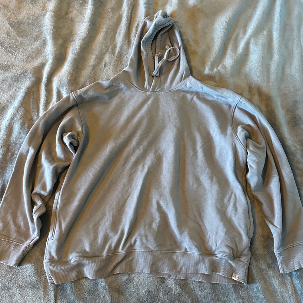 Eddie Bauer Men's Blue Fleece Hoodie XXL